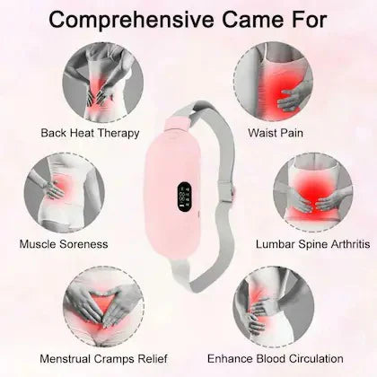 Period Cramp Relief Belt | Menstrual Cramp Relieve Therapy Massager Heating Belt