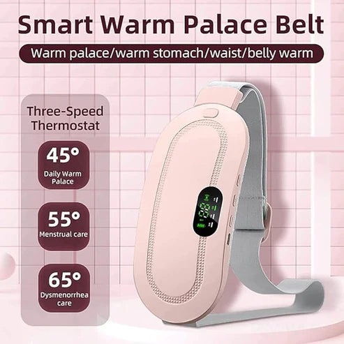 Period Cramp Relief Belt | Menstrual Cramp Relieve Therapy Massager Heating Belt
